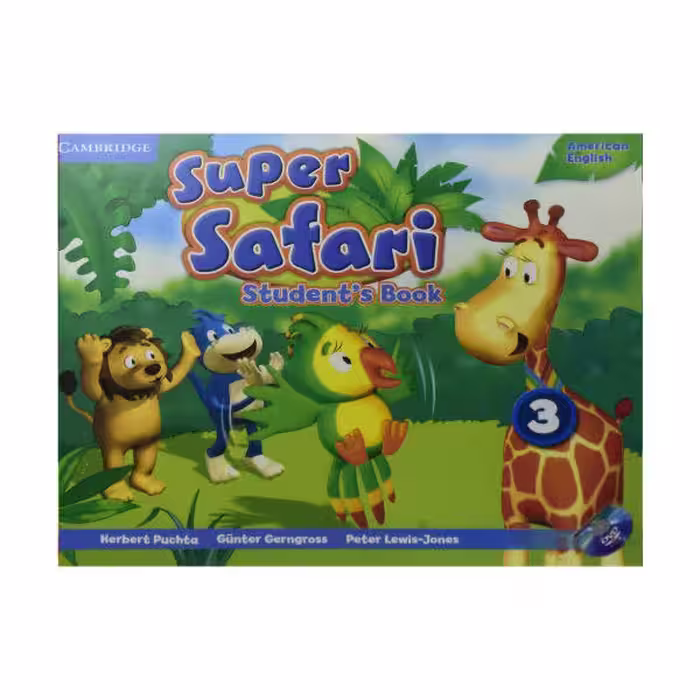 کتاب American Super safari اثر جمعی از نویسندگان انتشارات Cambridge سه جلدی