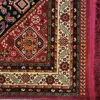 فرش ماشینی هیوا طرح بلوچ کد 409 زمینه لاکی