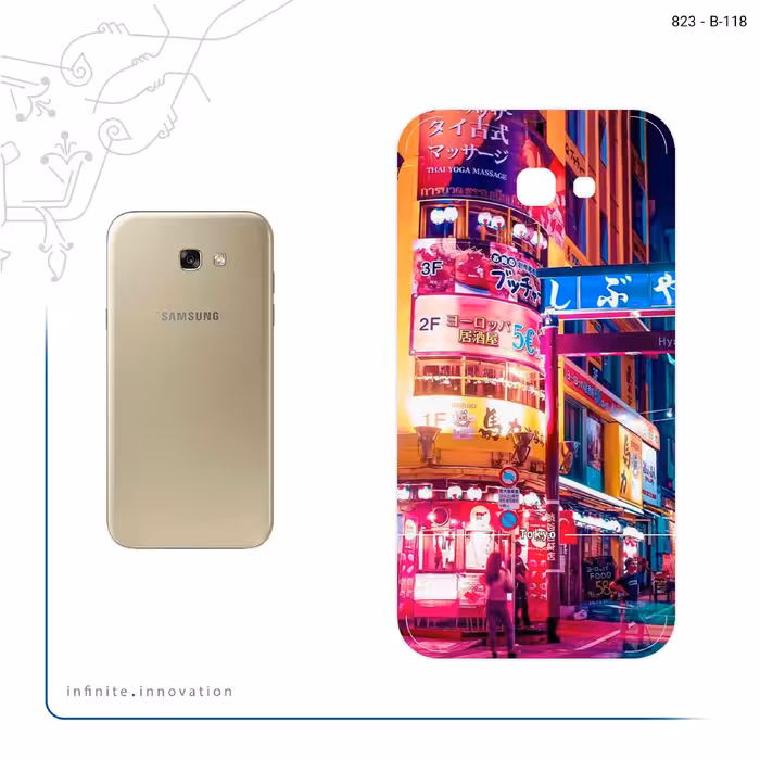 برچسب پوششی ماهوت مدل Tokyo City مناسب برای گوشی موبایل سامسونگ Galaxy A7 2017