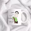 ماگ حس آمیزی طرح آدم حسابی مدل کارن 