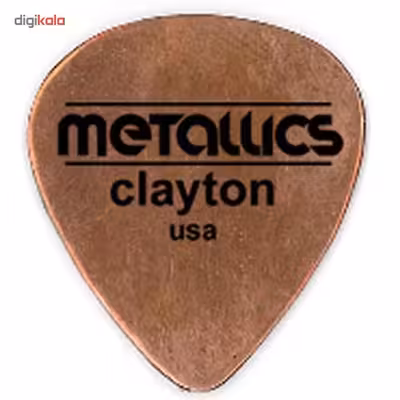 پیک گیتار الکتریک کلایتون مدل نازک Copper Metallics بسته سه عددی