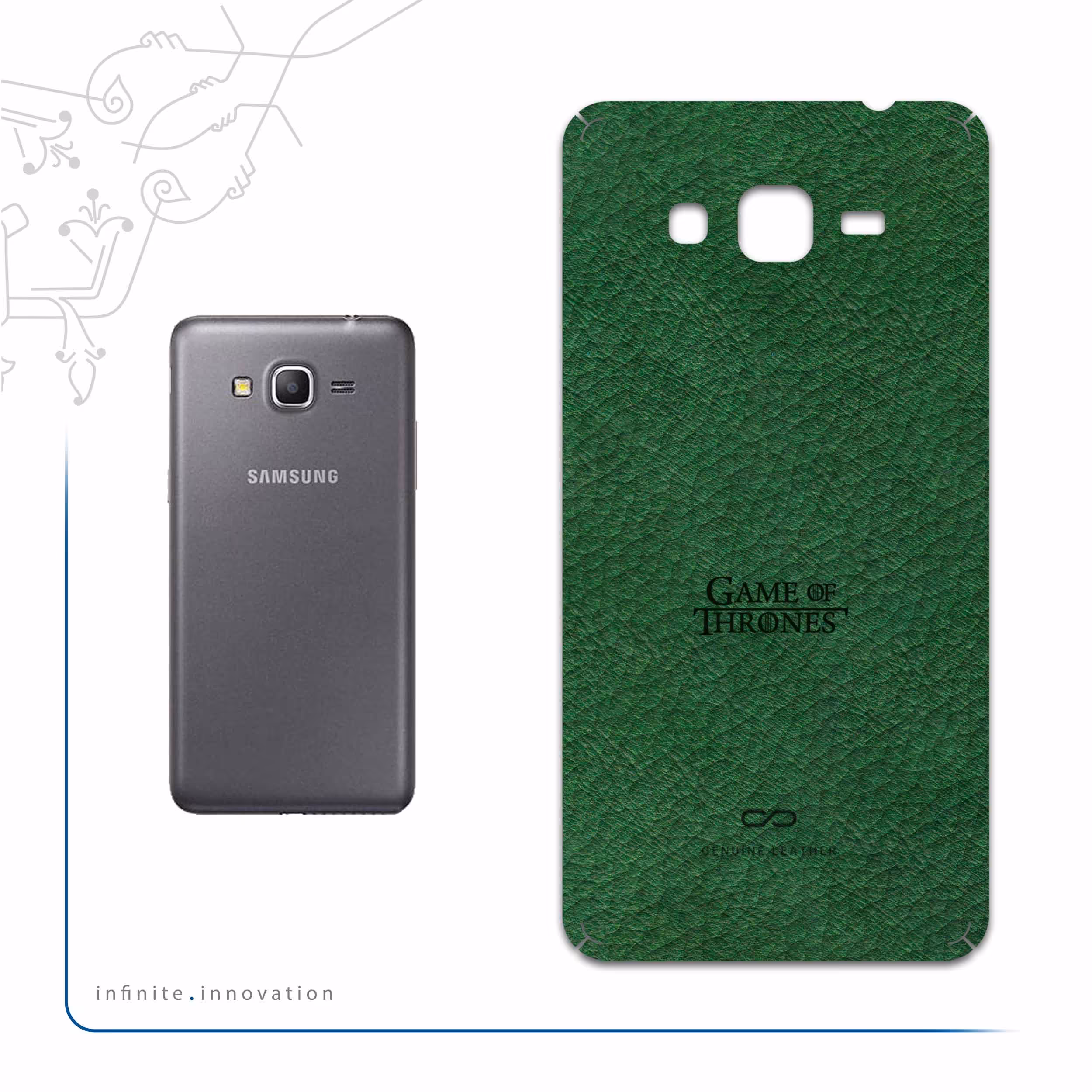 برچسب پوششی ماهوت مدل GL-GOT مناسب برای گوشی موبایل سامسونگ Galaxy Grand Prime