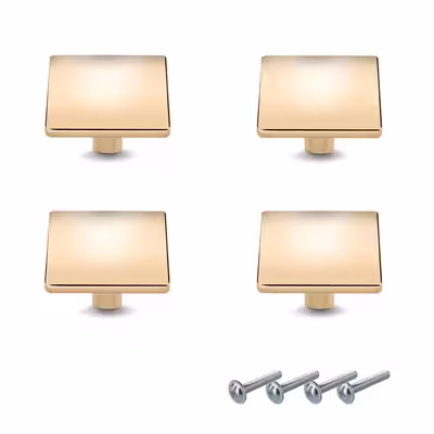 دستگیره کابینت مدل تک پبچ مربع مجموعه 4 عددی