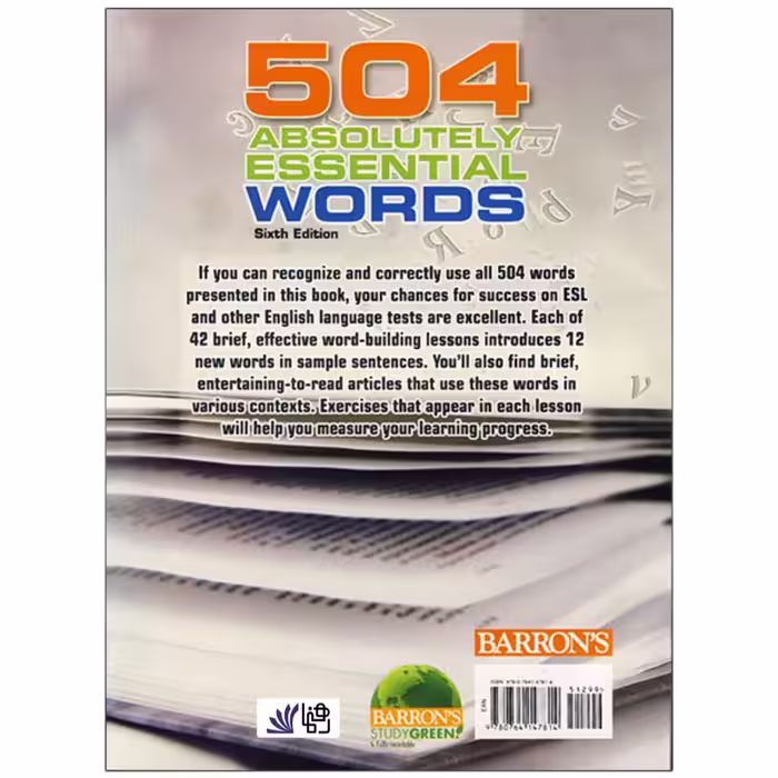 کتاب 504Absolutely Essential Words 6th اثر Murray Bromberg انتشارات رهنما