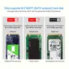 باکس تبدیل  NGFF SSD M.2 به USB3.0 نت پیل مدل V127