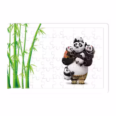 پازل 54 تکه طرح پاندا کونگ فوکار مدل P998