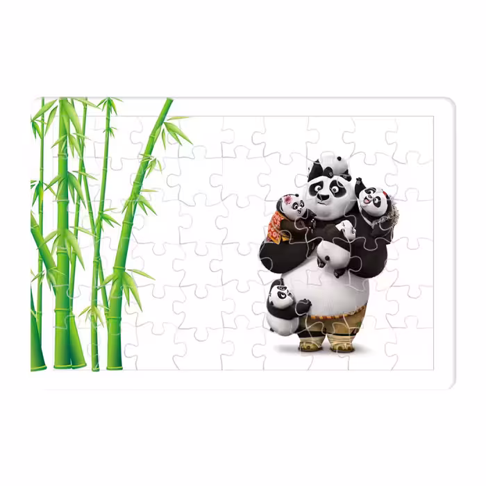 پازل 54 تکه طرح پاندا کونگ فوکار مدل P998