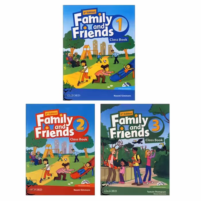 کتاب Family and Friends 1_2_3 Second Edition British اثر جمعی از نویسندگان انتشارات ابداع 3 جلدی