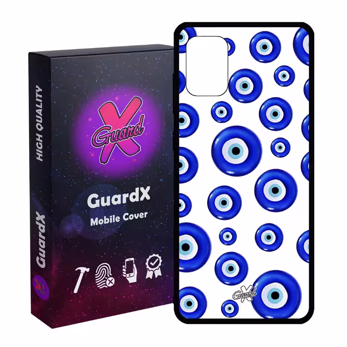کاور گارد ایکس طرح چشم نظر مدل Glass10432 مناسب برای گوشی موبایل سامسونگ Galaxy A31
