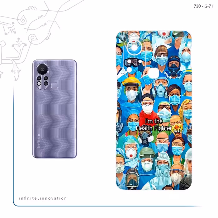 برچسب پوششی ماهوت مدل Nurse مناسب برای گوشی موبایل اینفینیکس Hot 11s