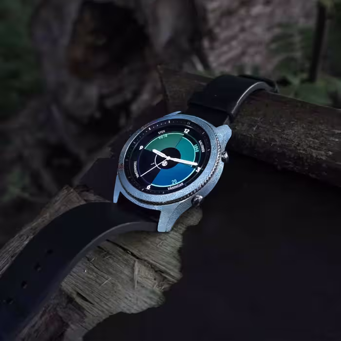 برچسب ماهوت طرح Blue-Ocean-Marble مناسب برای ساعت هوشمند سامسونگ Galaxy Gear S3 Classic