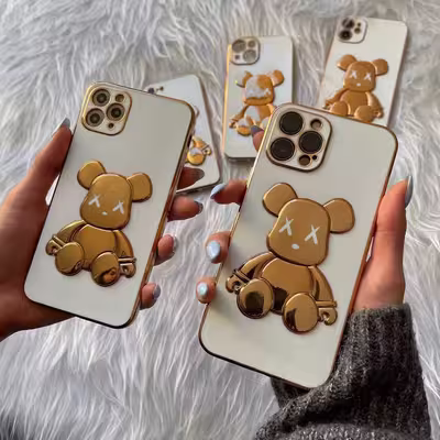 کاور مدل مای کیس خرسی مناسب برای گوشی موبایل اپل iphone 13 pro max