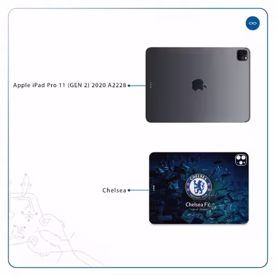 برچسب پوششی ماهوت مدل Chelsea مناسب برای تبلت اپل iPad Pro 11 (GEN 2) 2020 A2228