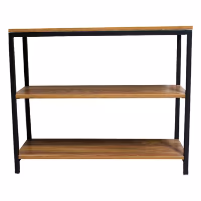 کتابخانه مدل سه طبقه چوبی فلزی کد 433