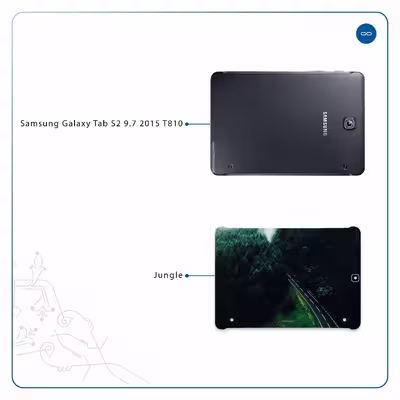 برچسب پوششی ماهوت مدل Jungle مناسب برای تبلت سامسونگ Galaxy Tab S2 9.7 2015 T810