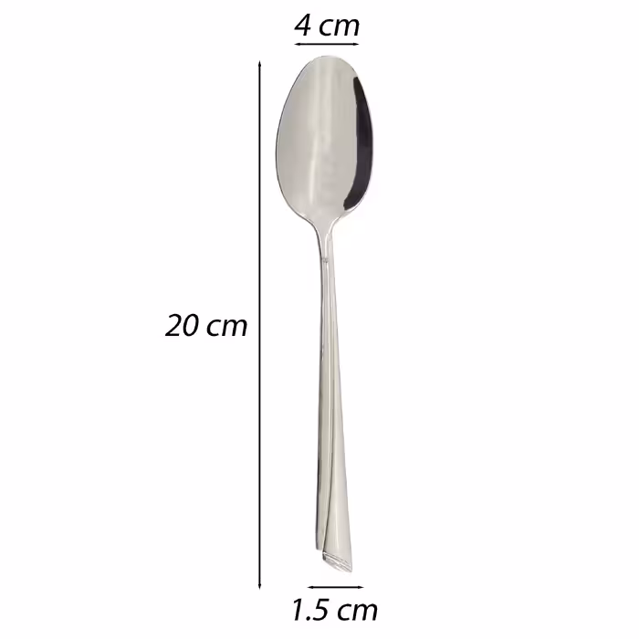 ست قاشق و چنگال 12 پارچه مدل ماینز ناخنی کد UN-3615