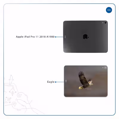 برچسب پوششی ماهوت مدل Eagle مناسب برای تبلت اپل iPad Pro 11 2018 A1980