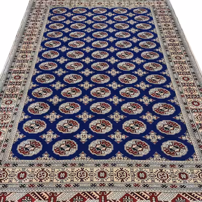 فرش دستبافت شش متری مدل ترکمن کد 1210