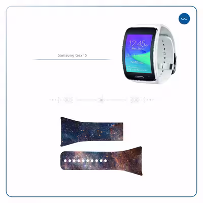 برچسب ماهوت طرح Universe_by_NASA_6 مناسب برای ساعت هوشمند سامسونگ Galaxy Gear S
