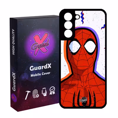 کاور گارد ایکس طرح Spider Man مدل Glass10495 مناسب برای گوشی موبایل سامسونگ Galaxy S21