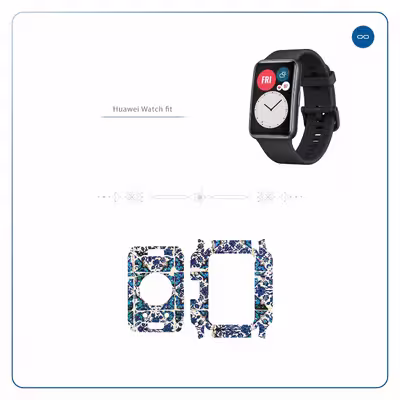 برچسب ماهوت طرح Iran Tile1 مناسب برای ساعت هوشمند هوآوی Watch Fit