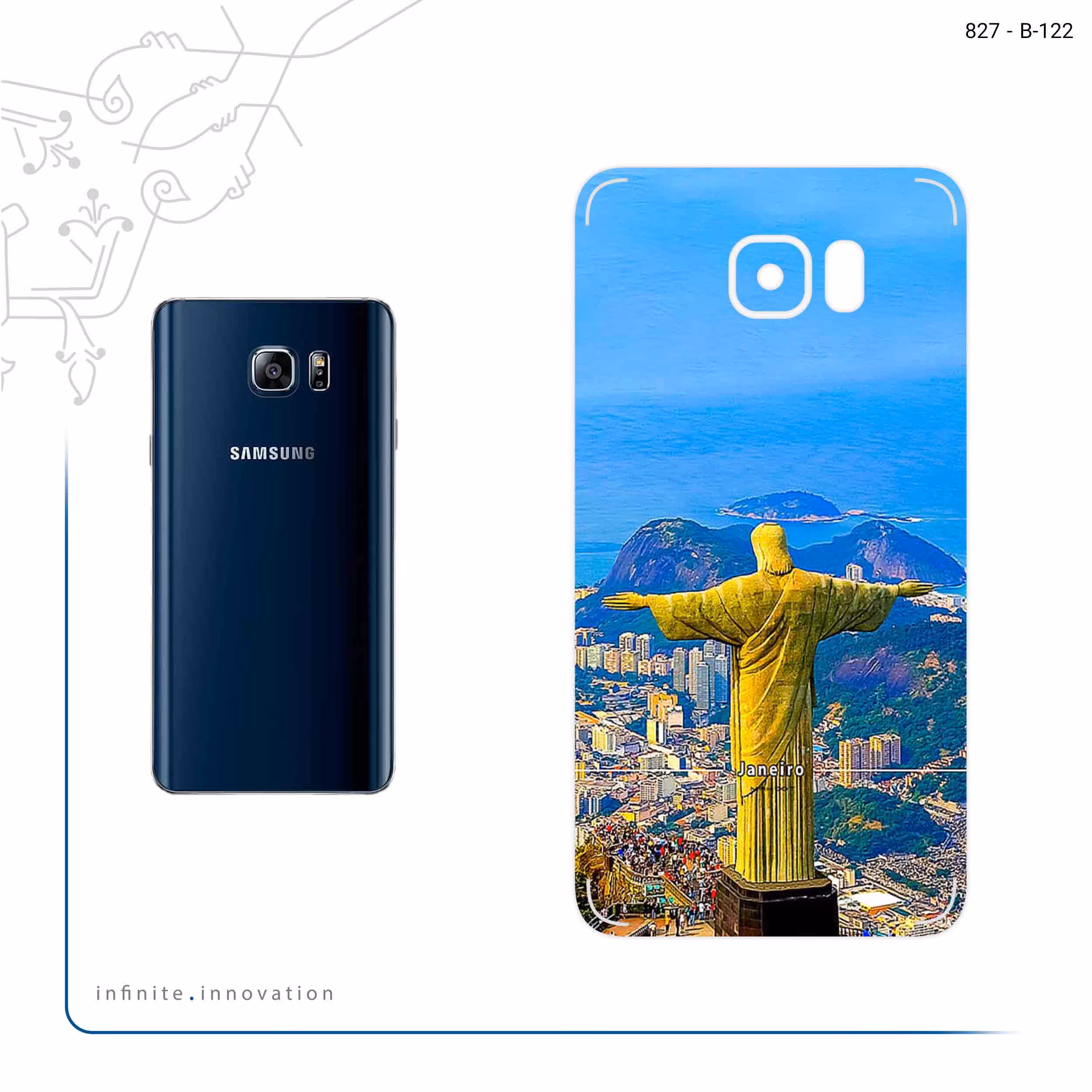 برچسب پوششی ماهوت مدل City of Rio de Janeiro مناسب برای گوشی موبایل سامسونگ Galaxy Note 5