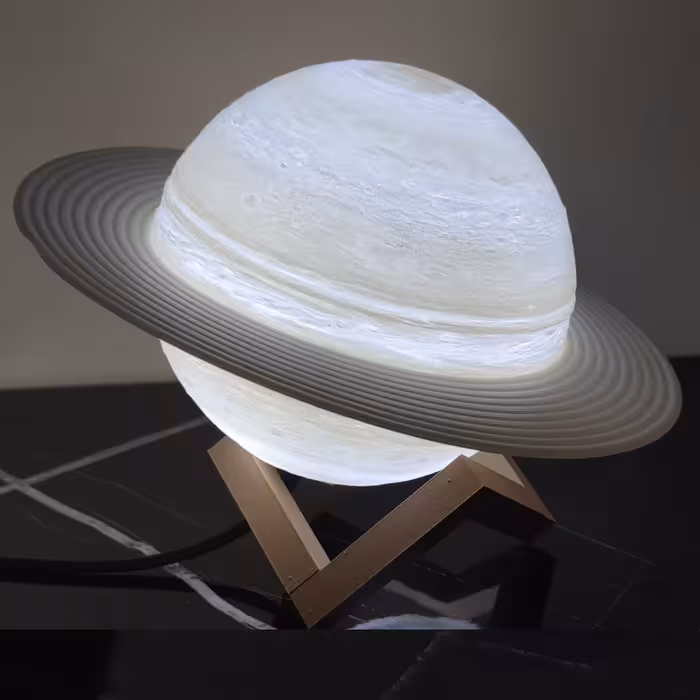 آباژور رومیزی مدل سیاره زحل L4