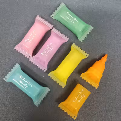 ماژیک علامت گذار مدل شکلاتی بسته 6 عددی