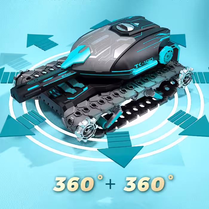 تانک بازی کنترلی مدل تیرپرتابی ژله ای کد HD5000