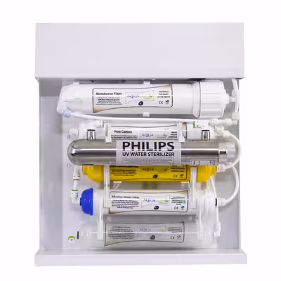 دستگاه تصفیه کننده آب آکوآ اسپرینگ مدل RO-S7-WZ 7940 به همراه فیلتر مجموعه 4 عددی