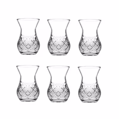 استکان پاشاباغچه مدل Timeless کد 42881 بسته 6 عددی