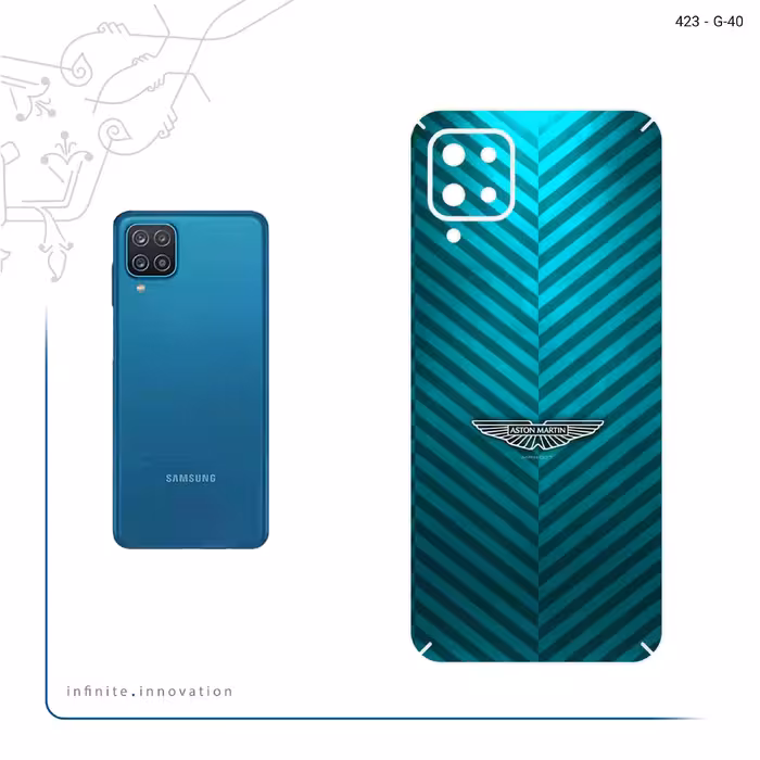 برچسب پوششی ماهوت مدل Aston Martin مناسب برای گوشی موبایل سامسونگ Galaxy A12 Nacho