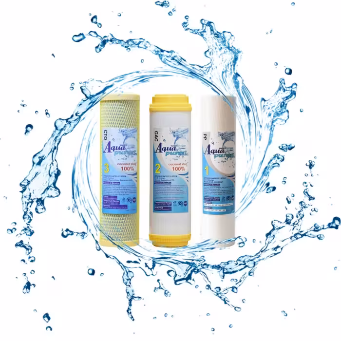 فیلتر دستگاه تصفیه آب آکوا پیورست مدل GOLDEN- PRO TW04 مجموعه 4 عددی