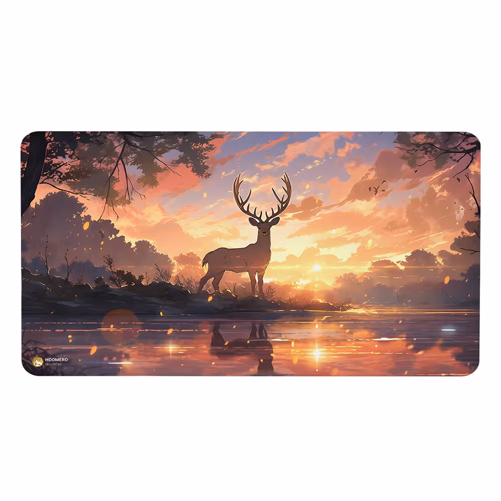 دسک پد هومرو مدل MX2442 طرح فانتزی غروب و گوزن