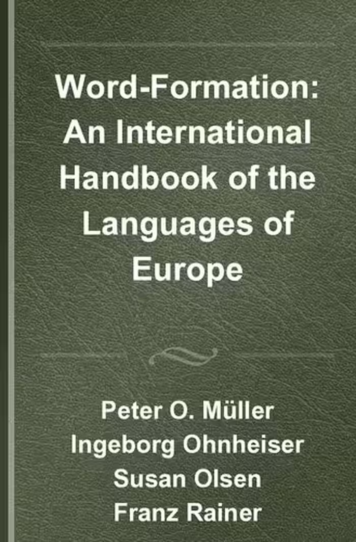 خرید و دانلود نسخه کامل کتاب Word-Formation: An International Handbook of the Languages of Europe, vol 2