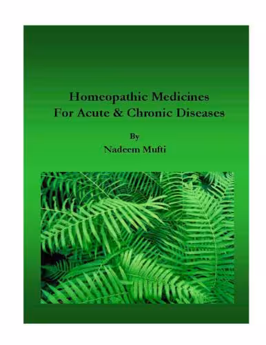 خرید و دانلود نسخه کامل کتاب Homeopathic medicines for acute & chronic diseases