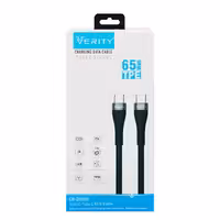 کابل دیتا و شارژ VERITY دو سر Type-C مدل 3162