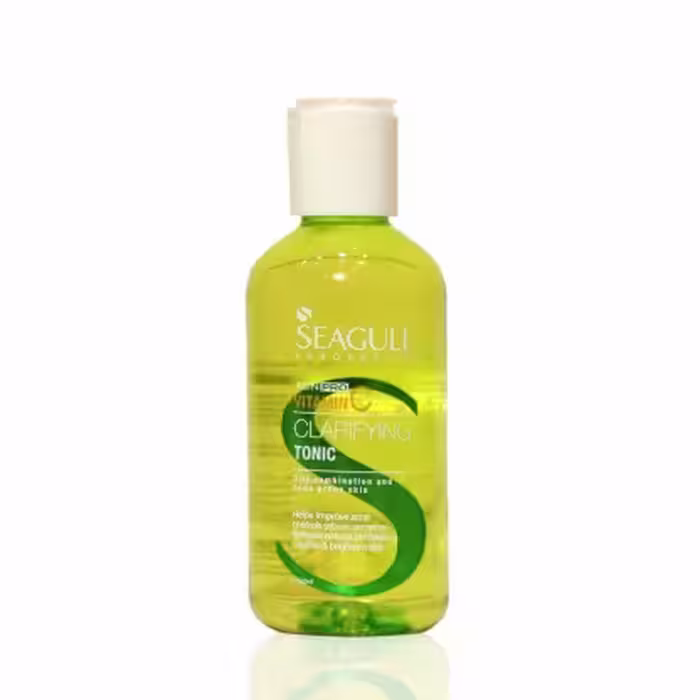 تونیک روشن کننده پوست حاوی ویتامین C سی گل Seagull Clarifying Tonic With Vitamin C For Oily Skins