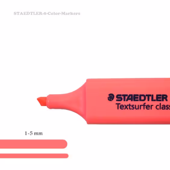 4 عدد ماژیک علامت زن استدلر هایلایتر رنگ خاص