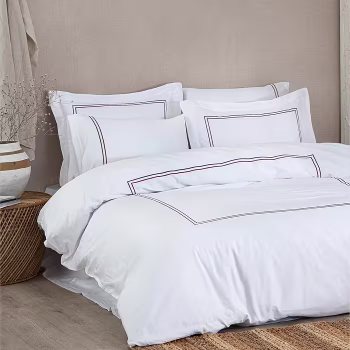 سرویس ملحفه Line دونفره برند ecocotton