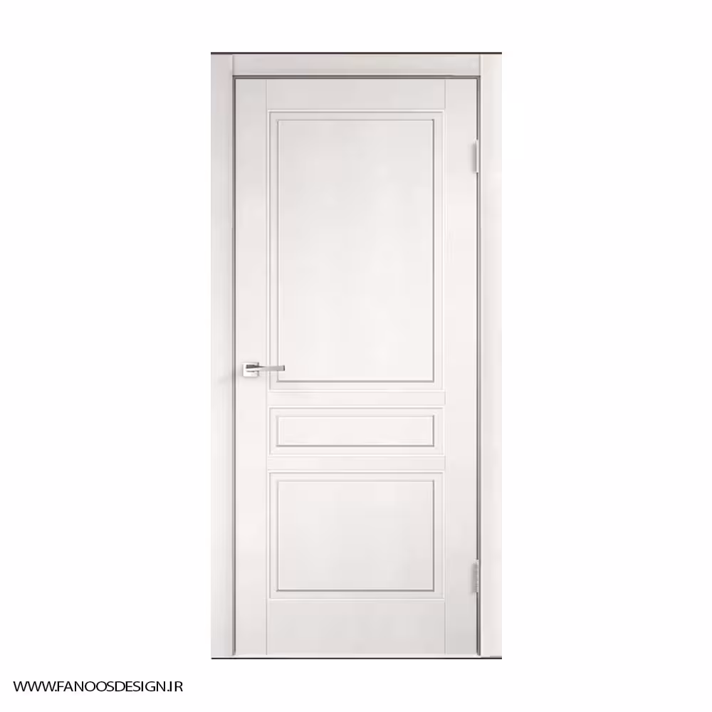 درب اتاق خواب نئو کلاسیک سه قاب کد 1156