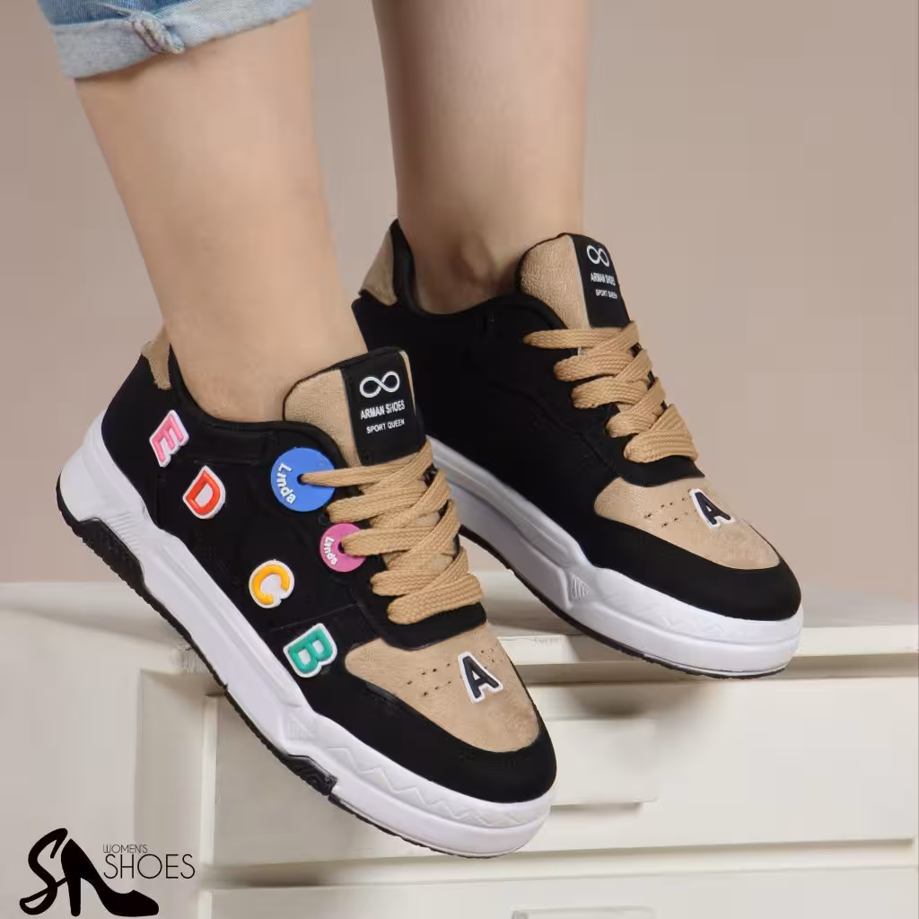 کتونی جدید مدل ای بی سی رنگ مشکی 