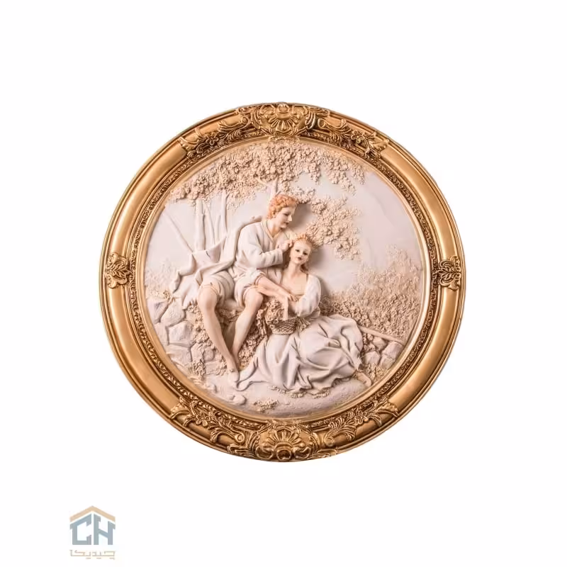 تابلو گرد بزرگ گلدکیش مدل 3122