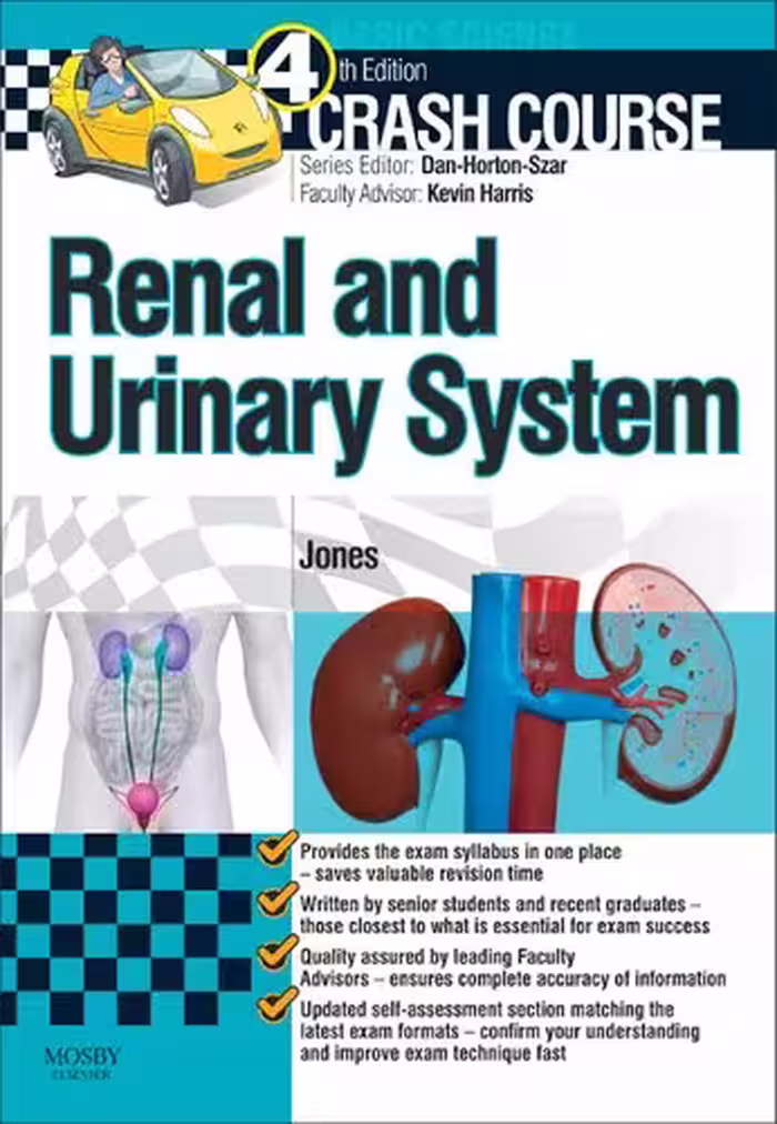 خرید و دانلود نسخه کامل کتاب Crash Course Renal and Urinary System