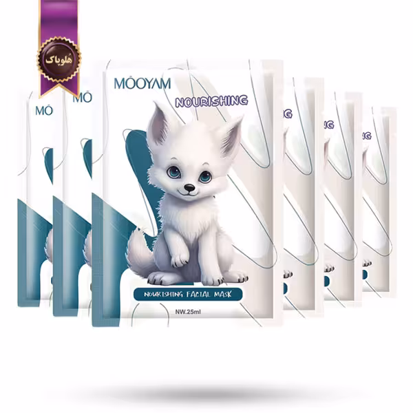 6 عدد ماسک صورت ورقه‌ ای مویام MOOYAM مدل تغذیه‌ کننده Nourishing پک 1 عددی (اورجینال)