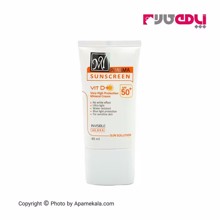 کرم ضد آفتاب بی رنگ SPF 50 مای My مدل Pharma Sunscreen – مناسب پوست حساس – حجم 40 میل