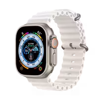 ساعت هوشمند اپل واچ اولترا تیتانیومی 1  با بند اوشن سفید 49mm 2022 | آکبند