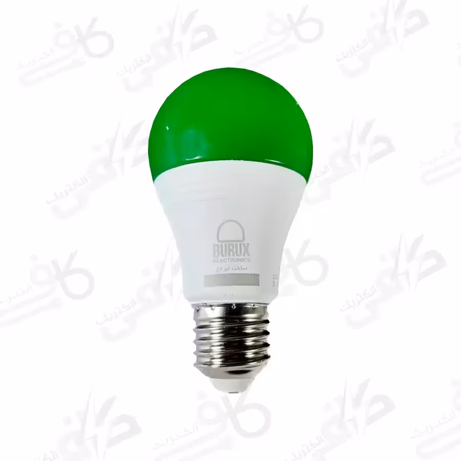 لامپ كم مصرف 9 وات LED سبز | بروکس