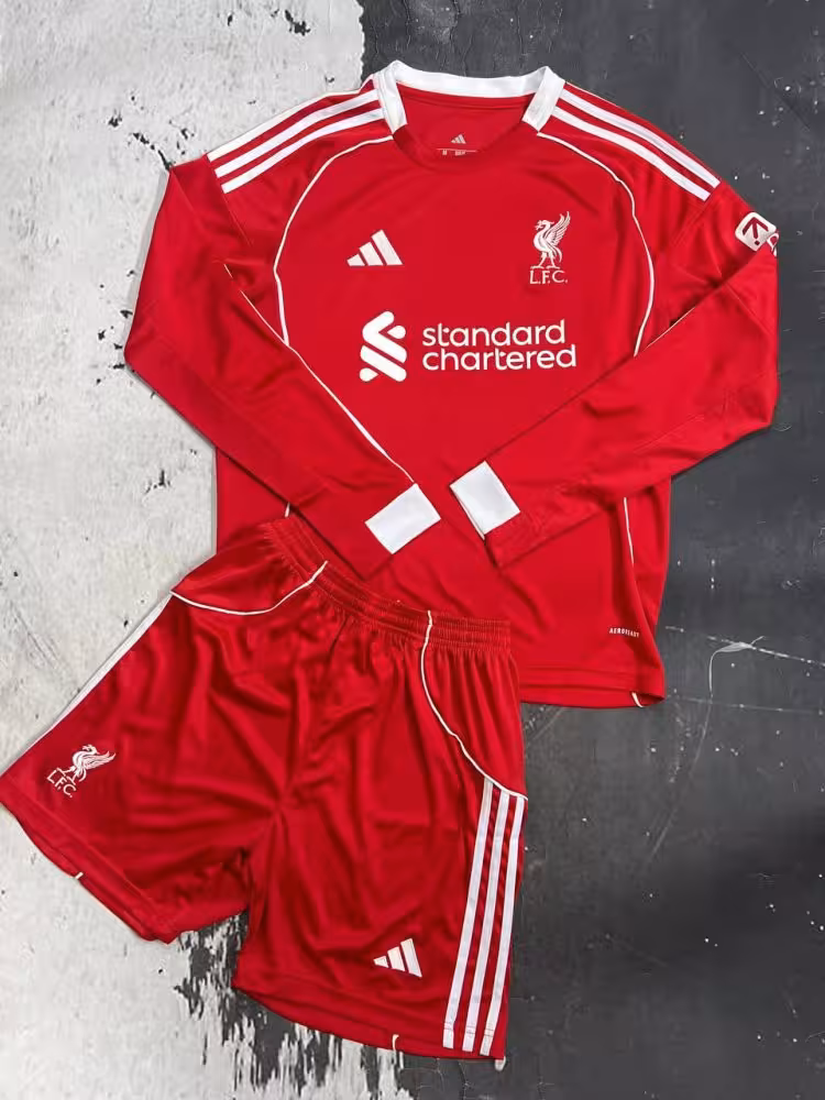 کیت اول لیورپول 2026 آستین بلند (هواداری)