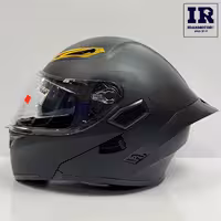 کلاه کاسکت فک متحرک طرح ای جی وی agv مشکی مات